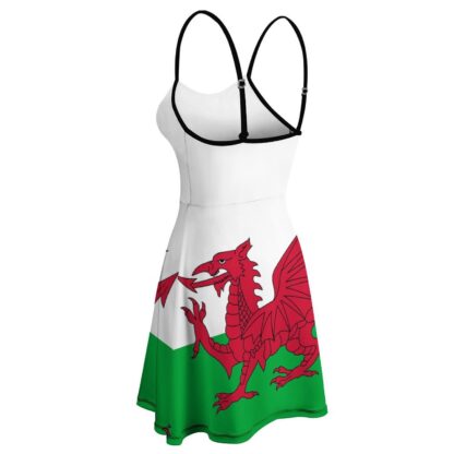 Women’s Welsh Flag Sling Dress - Image 5