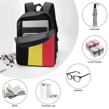 Belgian Flag Vintage Backpack - Image 4