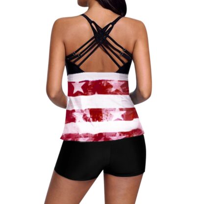 American Flag Plus Size Bikini for Women - Image 4