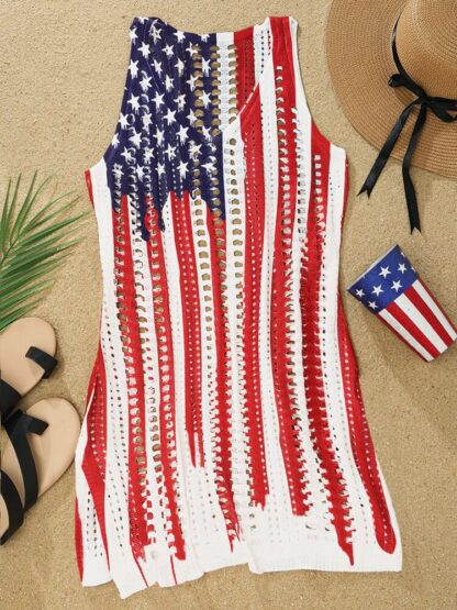 American Flag Slit Dress - Image 2