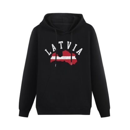 Latvians Map Hooded Sweatshirt