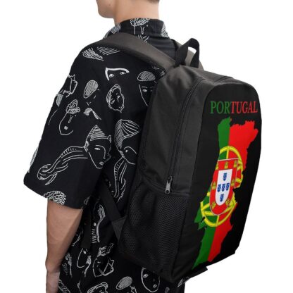 Portugal Flag Map Backpack - Image 3