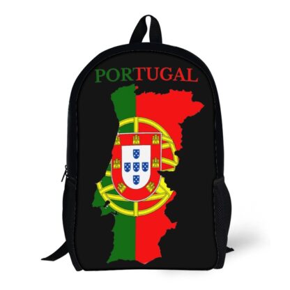Portugal Flag Map Backpack