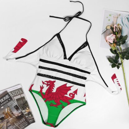 Wales Flag Mini One-piece Swimsuit - Image 4